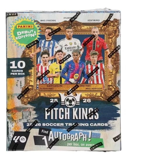 1 SPOT  x 2 Panini Pitch Kings 25-26 Soccer Trading Cards